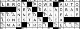 LA Times Crossword Answers Saturday August 29th 2020
