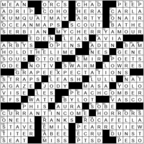 LA Times Crossword Answers Sunday August 23rd 2020