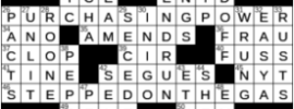 LA Times Crossword Answers Tuesday August 11th 2020