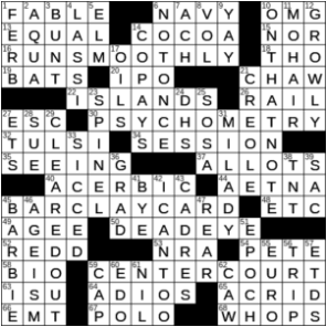 LA Times Crossword Answers Wednesday August 12th 2020