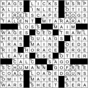 LA Times Crossword Answers Wednesday August 26th 2020