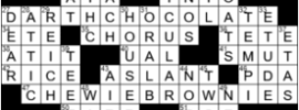 LA Times Crossword Answers Friday September 4th 2020