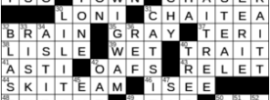 LA Times Crossword Answers Monday September 28th 2020