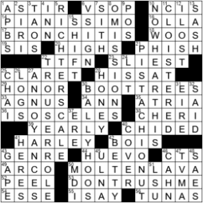 LA Times Crossword Answers Saturday September 19th 2020