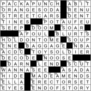 LA Times Crossword Answers Saturday September 5th 2020