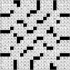 LA Times Crossword Answers Sunday September 13th 2020