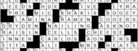 LA Times Crossword Answers Sunday September 20th 2020
