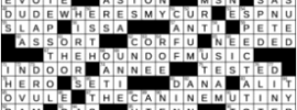 LA Times Crossword Answers Sunday September 27th 2020