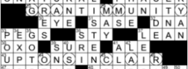 LA Times Crossword Answers Wednesday September 16th 2020