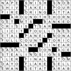 LA Times Crossword Answers Friday October 9th 2020