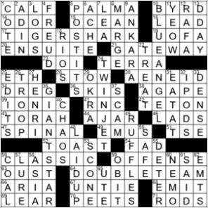 LA Times Crossword Answers Thursday October 15th 2020