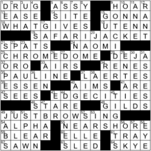 LA Times Crossword Answers Wednesday October 14th 2020