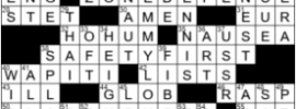 LA Times Crossword Answers Wednesday October 21st 2020