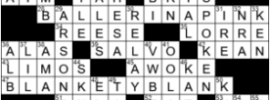 LA Times Crossword Answers Wednesday October 7th 2020