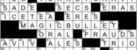 LA Times Crossword Answers Wednesday November 4th 2020