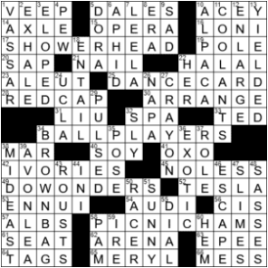 LA Times Crossword Answers Friday December 18th 2020