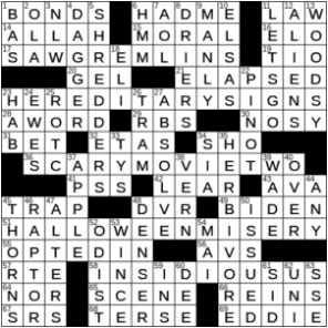 LA Times Crossword Answers Friday December 4th 2020