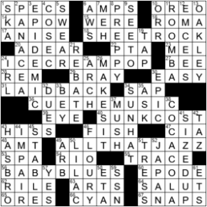 LA Times Crossword Answers Tuesday December 15th 2020