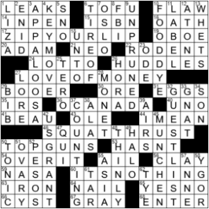 LA Times Crossword Answers Tuesday December 22nd 2020
