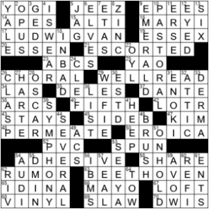 LA Times Crossword Answers Wednesday December 16th 2020