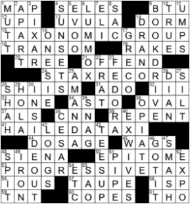 LA Times Crossword Answers Wednesday December 23rd 2020