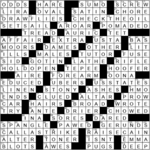 LA Times Crossword Answers Sunday January 10th 2021