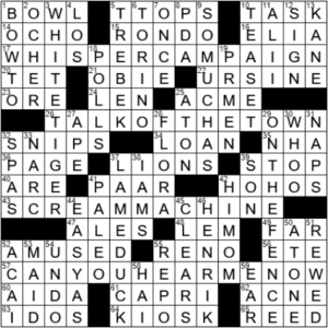 LA Times Crossword Answers Wednesday January 13th 2021