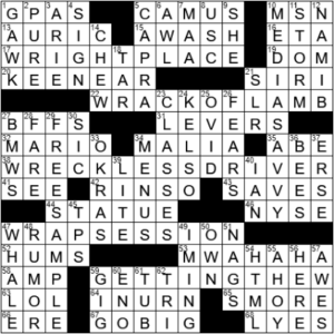 LA Times Crossword Answers Friday February 5th 2021