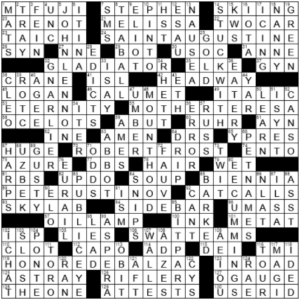 LA Times Crossword Answers Sunday February 14th 2021