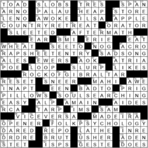 LA Times Crossword Answers Sunday February 28th 2021