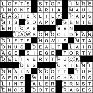 LA Times Crossword Answers Tuesday February 23rd 2021
