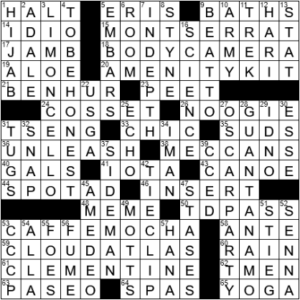 LA Times Crossword Answers Saturday March 6th 2021