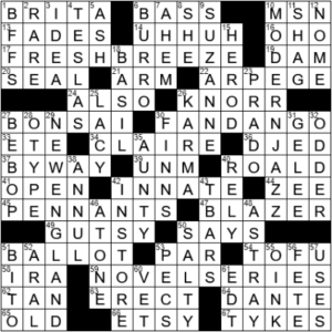 LA Times Crossword Answers Tuesday March 9th 2021