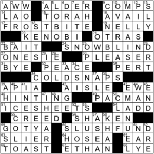 LA Times Crossword Answers Friday April 30th 2021