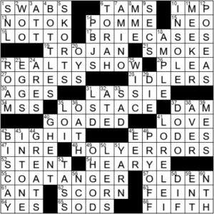 LA Times Crossword Answers Friday April 9th 2021