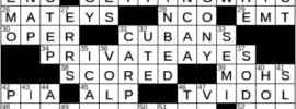 LA Times Crossword Answers Friday May 21st 2021