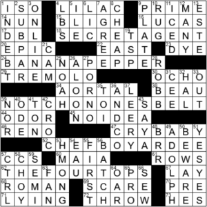LA Times Crossword Answers Monday May 10th 2021