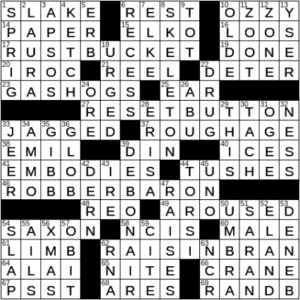 LA Times Crossword Answers Monday May 3rd 2021