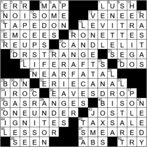 LA Times Crossword Answers Saturday May 1st 2021