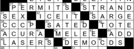 LA Times Crossword Answers Saturday May 22nd 2021