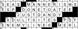 LA Times Crossword Answers Saturday May 29th 2021