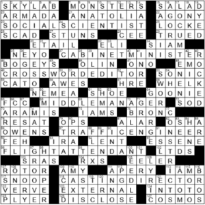 LA Times Crossword Answers Sunday May 30th 2021