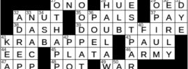 LA Times Crossword Answers Thursday May 20th 2021