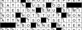 LA Times Crossword Answers Thursday May 27th 2021