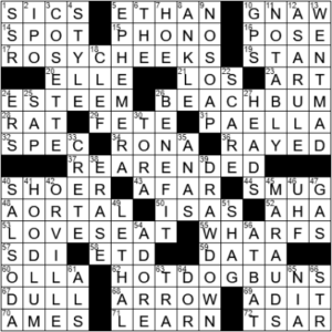 LA Times Crossword Answers Tuesday May 11th 2021