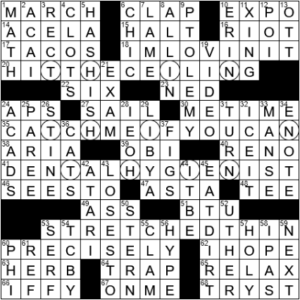 LA Times Crossword Answers Tuesday May 18th 2021