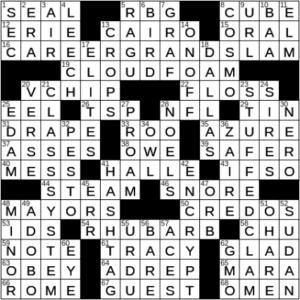 LA Times Crossword Answers Tuesday May 25th 2021