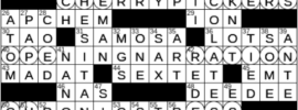 LA Times Crossword Answers Wednesday May 19th 2021