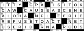 LA Times Crossword Answers Wednesday May 26th 2021