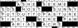 LA Times Crossword Answers Friday June 25th 2021